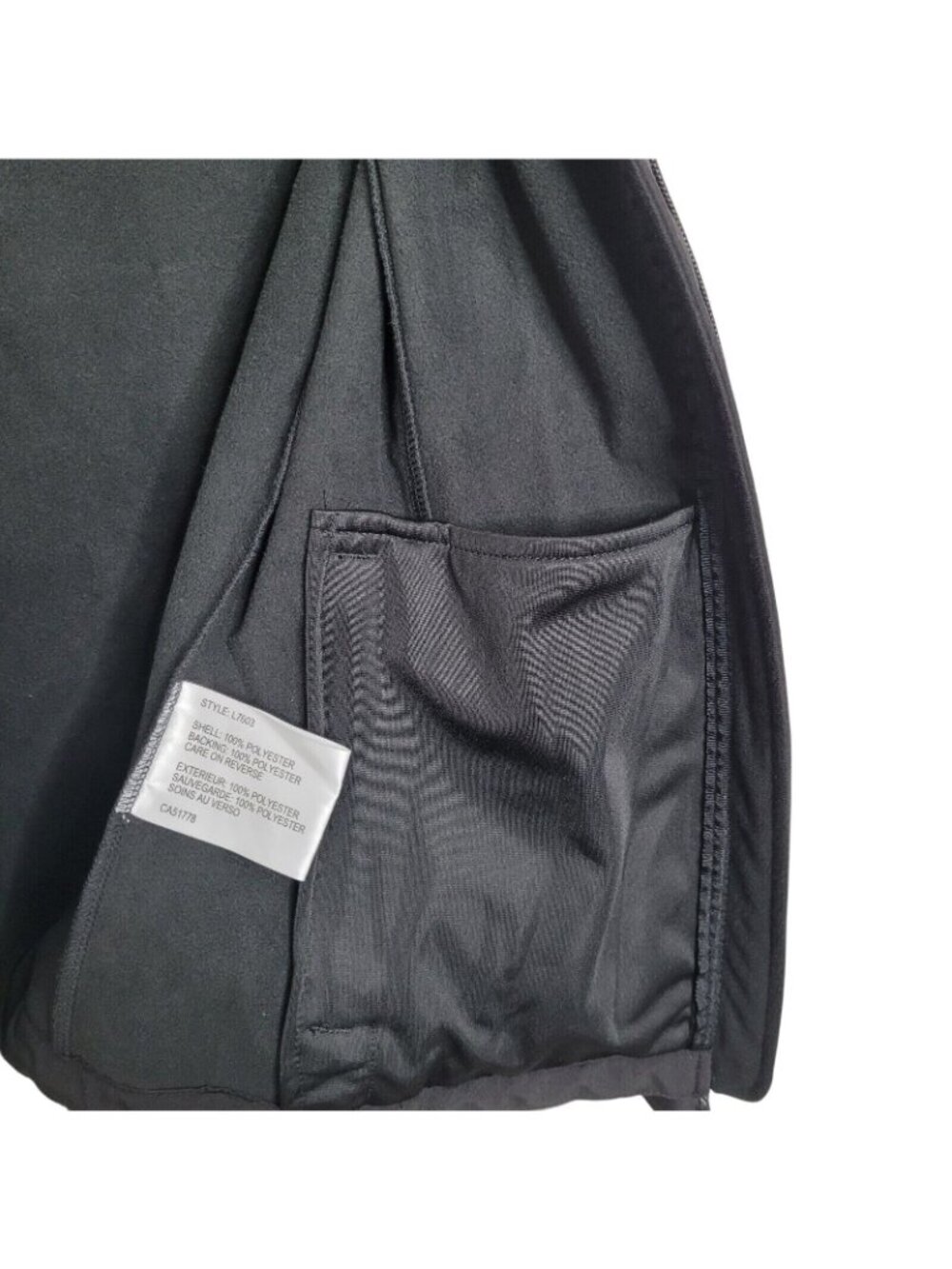 Coal Harbour Full Zip Soft Shell Jacket WomensSize M Black Lean Sensei Logo - Picture 6 of 7